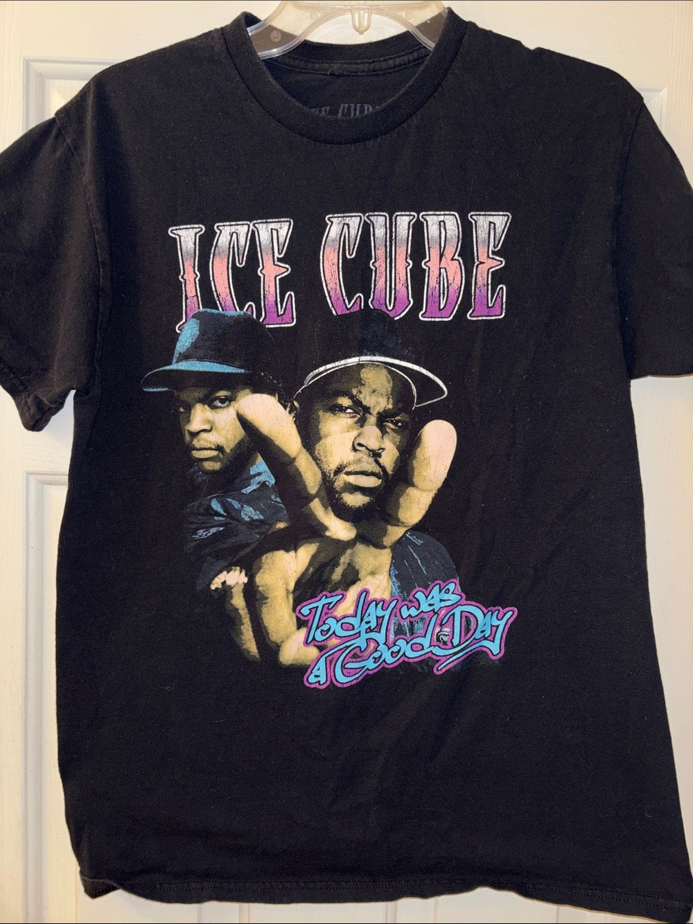 Ice Cube Black Graphic Tee - "Today Was A Good Day" M EUC